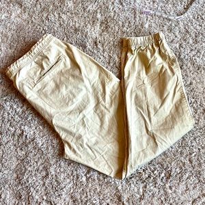 Gap khaki waist with drawstring ankle pant